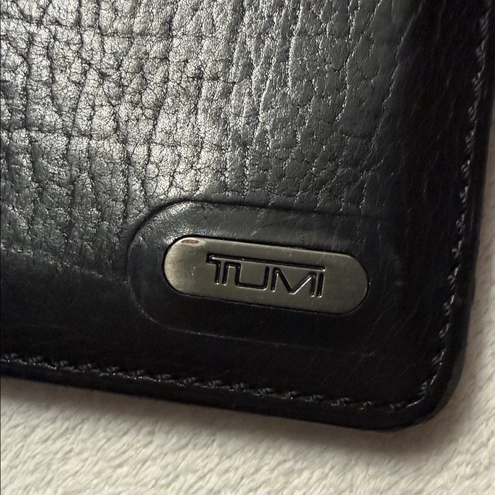 Tumi Black Leather Wallet